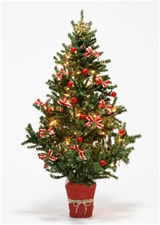 Photo of a Christmas tree